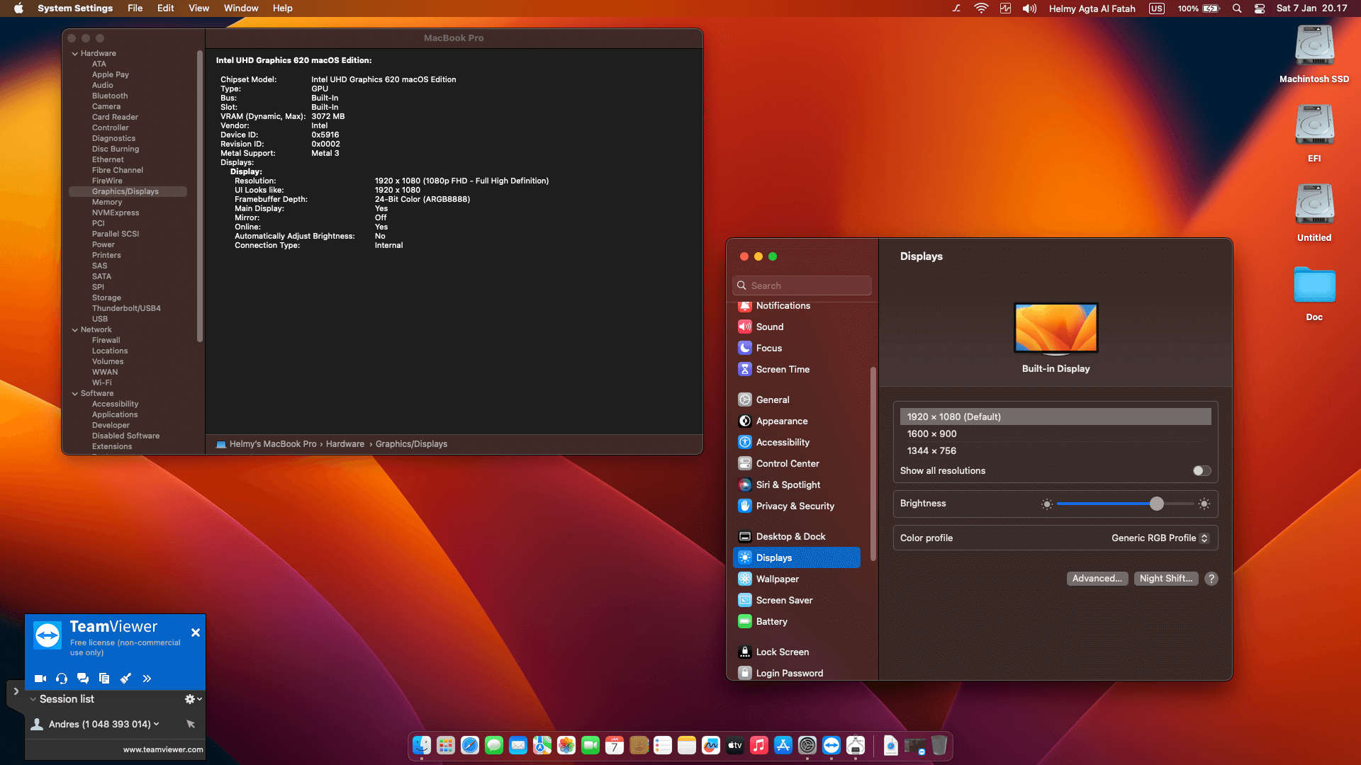 Lenovo Thinkpad X1 Carbon 5th Gen 2nd [KabyLake   Intel HD 620 + PS2 SMBUS]   OpenCore 5